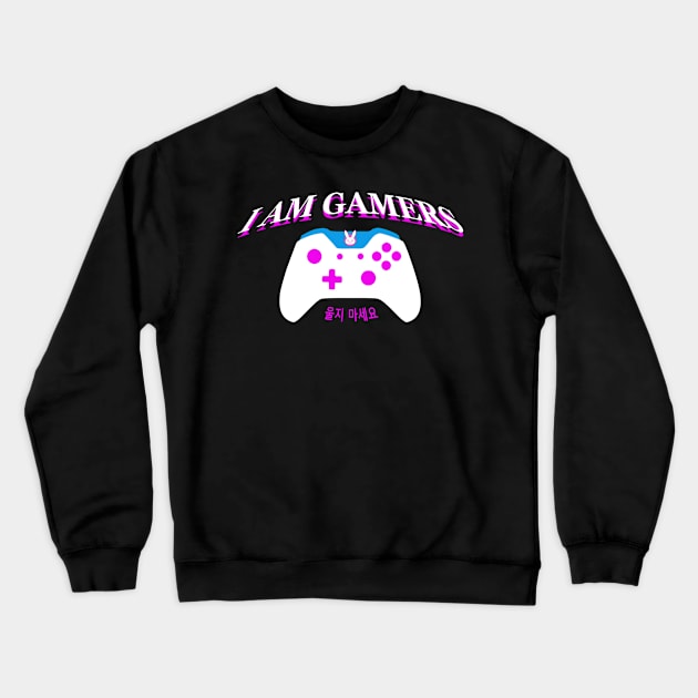 I AM GAMERS Crewneck Sweatshirt by Nyanberz